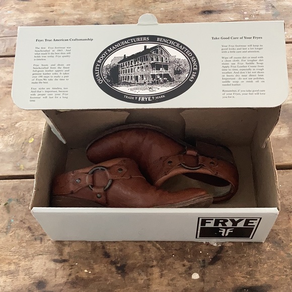 Frye Carson Clog in Cognac size 6.5 - Picture 6 of 6